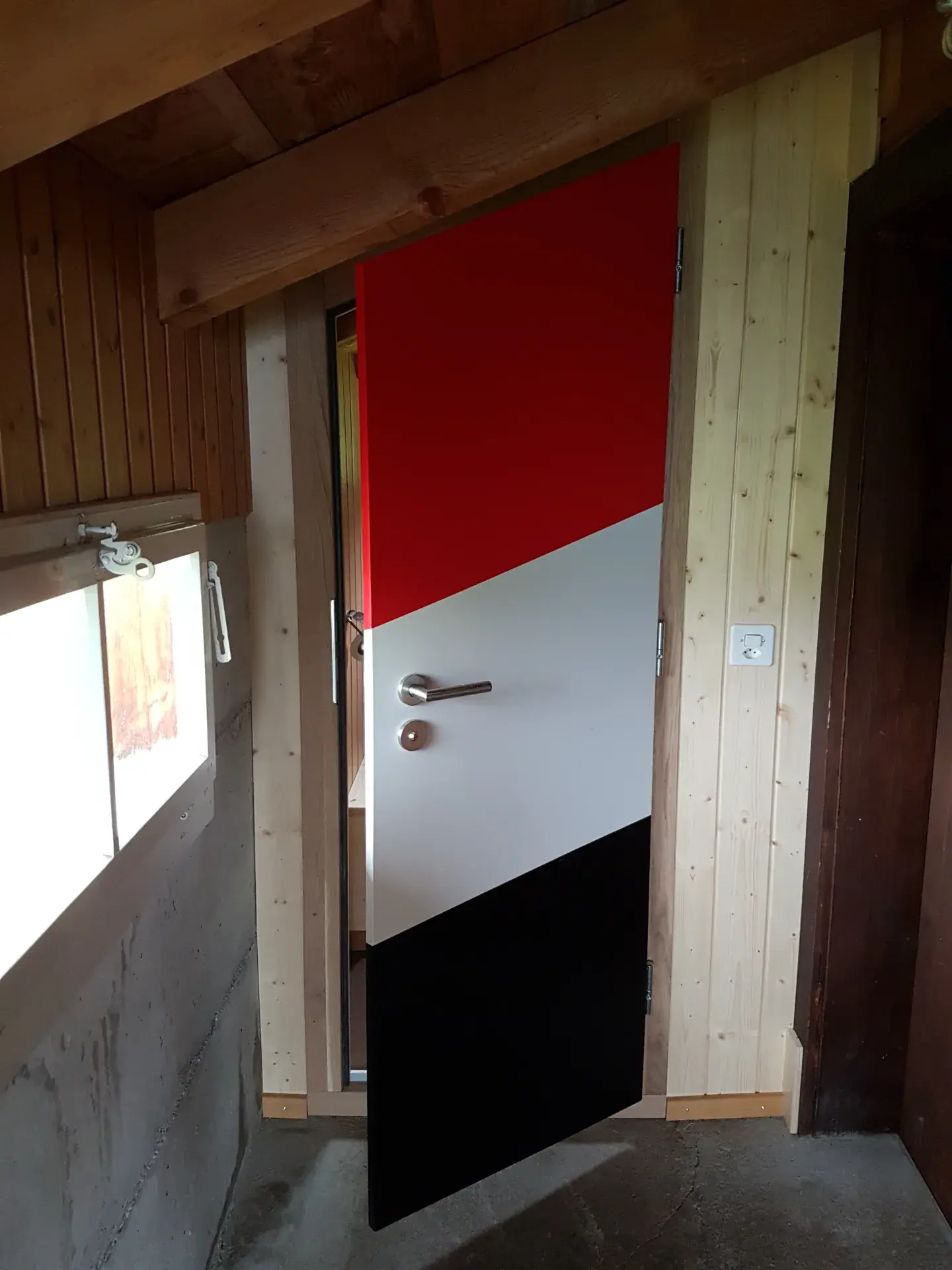...mit der allerschönsten WC-Türe.